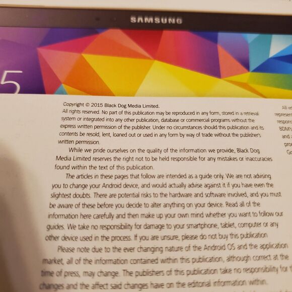 Samsung Galaxy guidebook paperback book - Picture 6 of 6